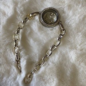 Origami owl locket bracelet